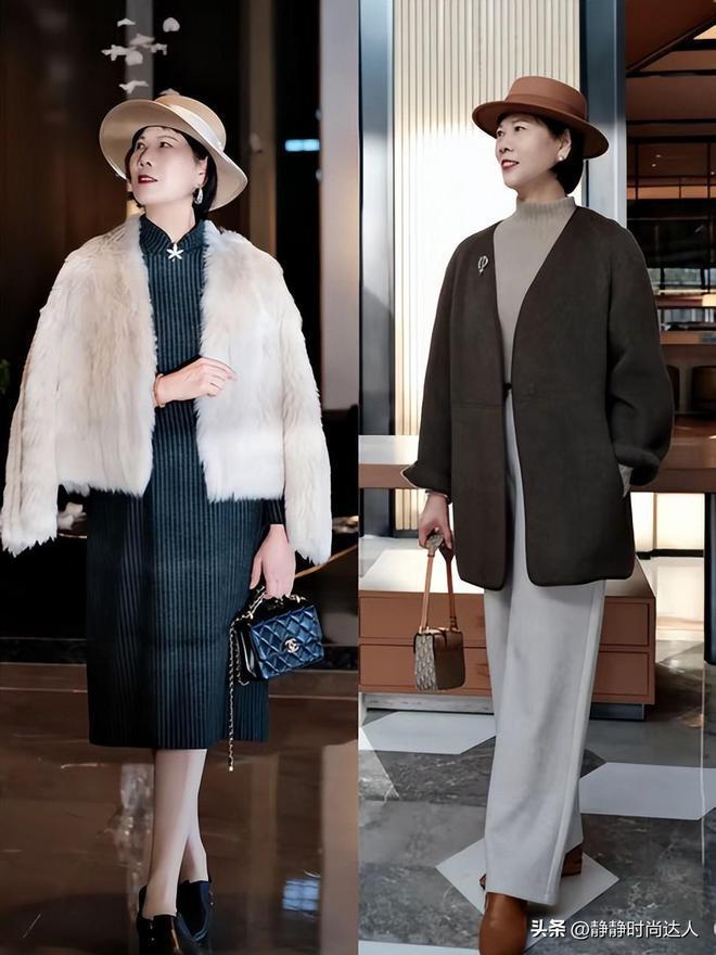 ：告别老气温暖又显年轻！OG真人中年女性冬日装扮(图8)