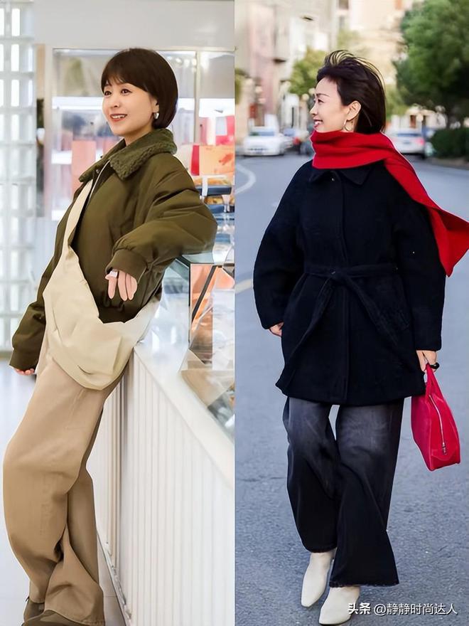 ：告别老气温暖又显年轻！OG真人中年女性冬日装扮(图4)